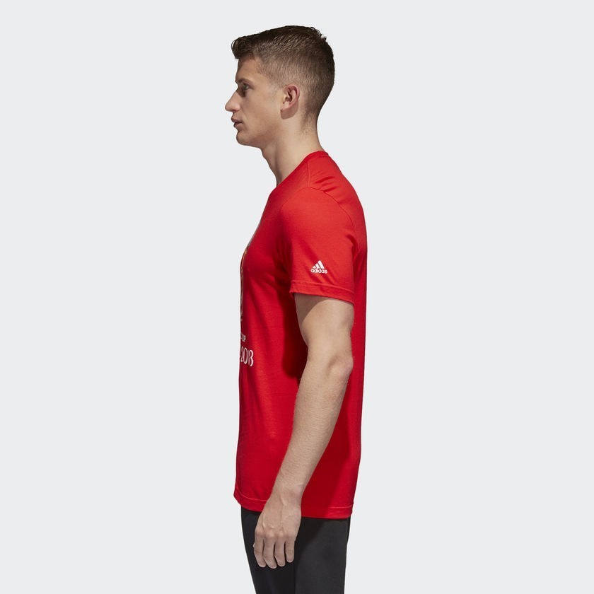 Fifa World Cup Emblem T-Shirt - Red - CV6336-ADIDAS by Adidas | Available at Niky's Sports