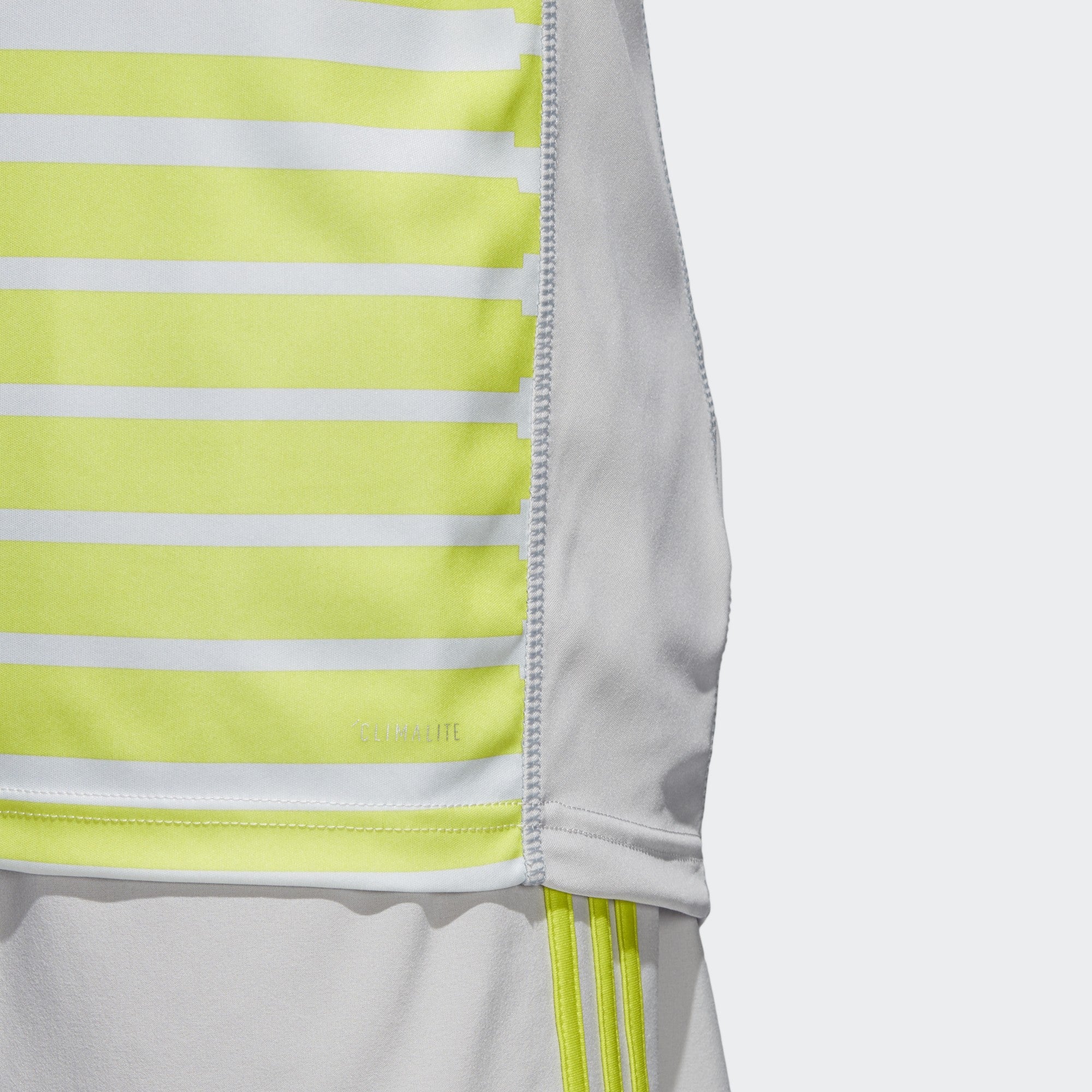 Men's AdiPro 18 Goalkeeper Jersey - Grey/Solar Yellow