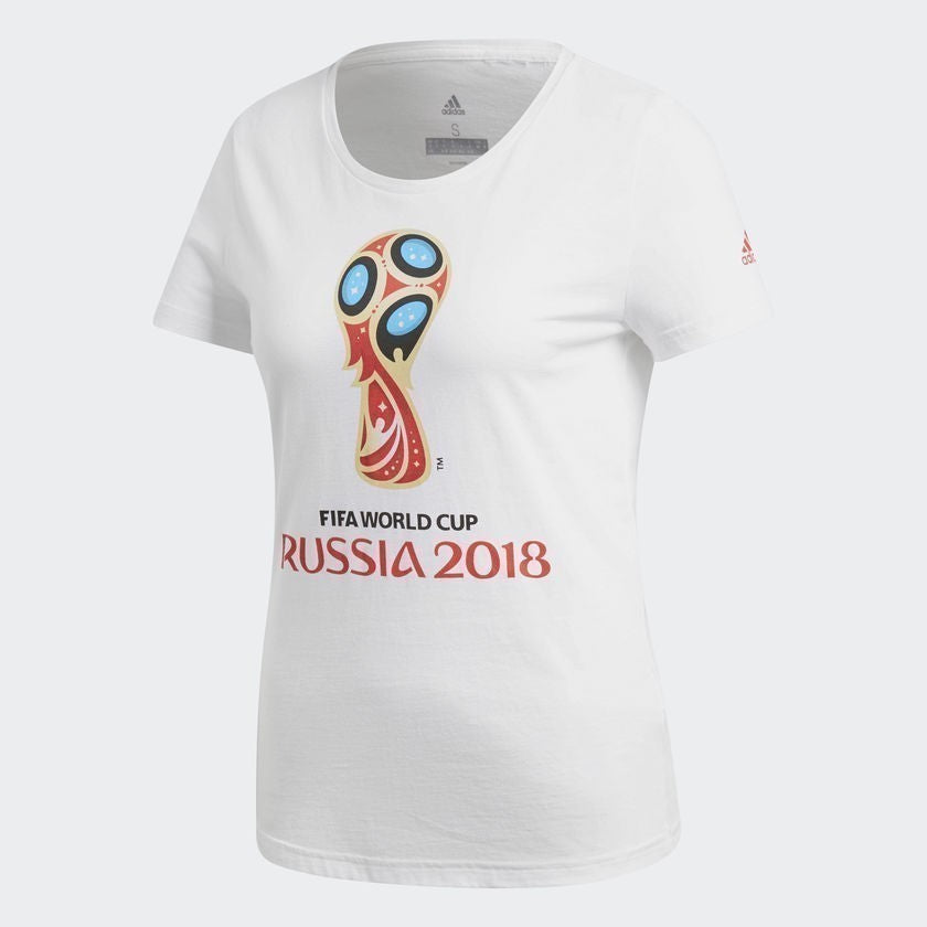 Women's Fifa World Cup Emblem Tee - White - CW2081-ADIDAS by Adidas | Available at Niky's Sports