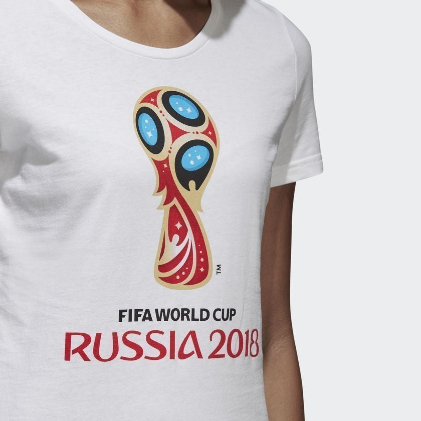 Women's Fifa World Cup Emblem Tee - White - CW2081-ADIDAS by Adidas | Available at Niky's Sports