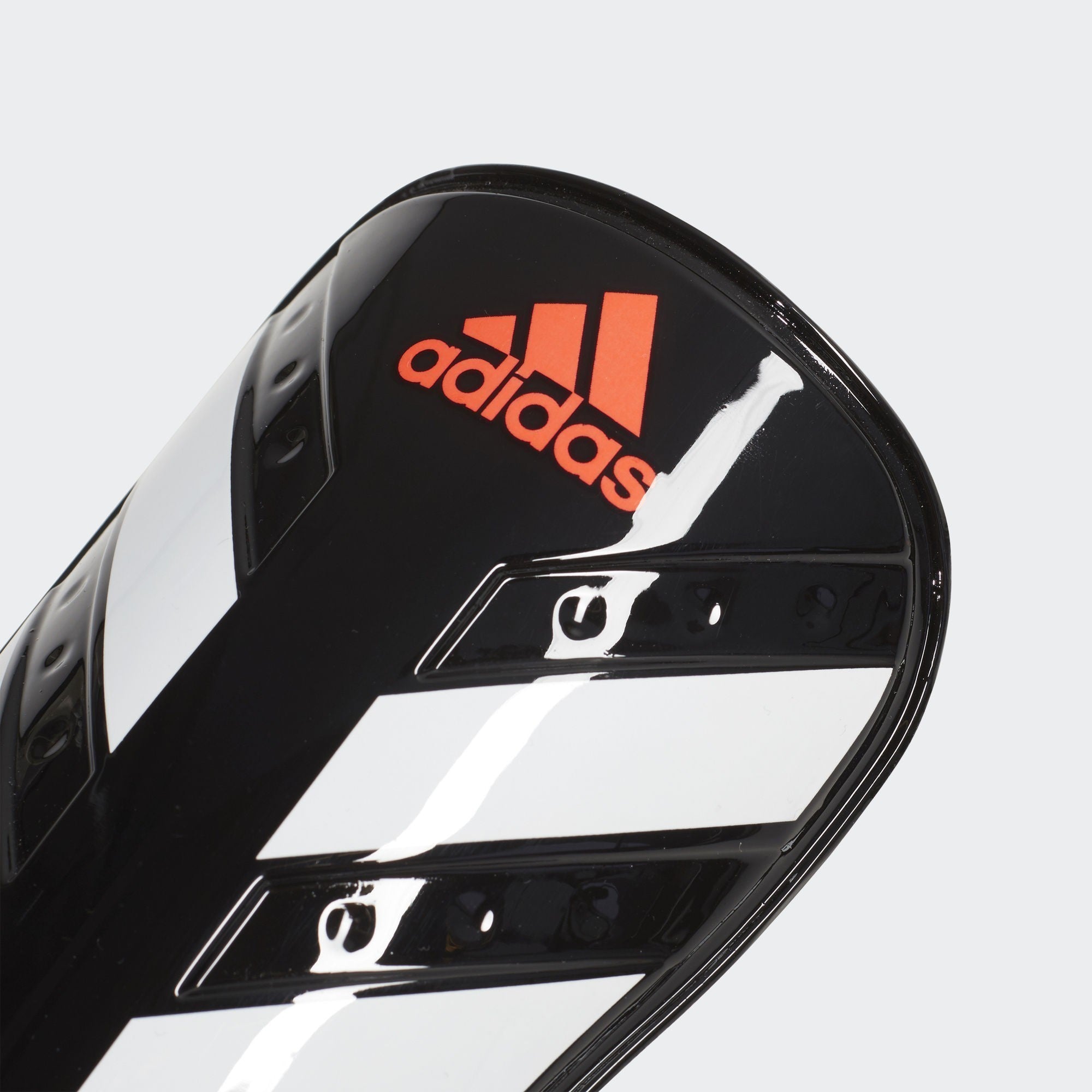 adidas Everlesto Shin Guard - Black/White/Solar Red - CW5562-ADIDAS by Adidas | Available at Niky's Sports