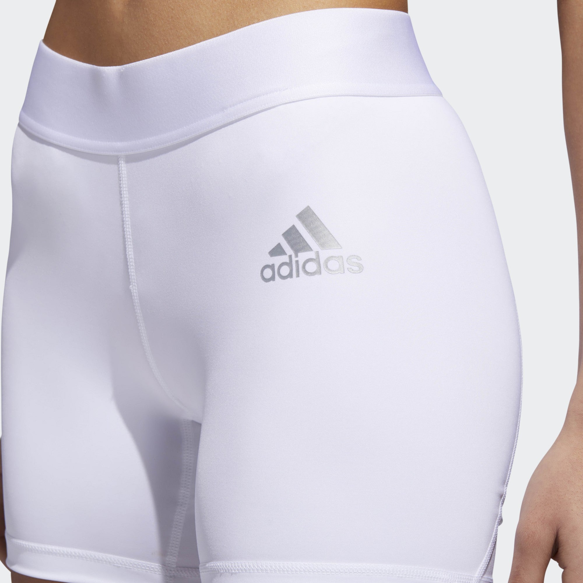 Women's Ask Sport Short Tight 5 - White - CX3684-ADIDAS by Adidas | Available at Niky's Sports