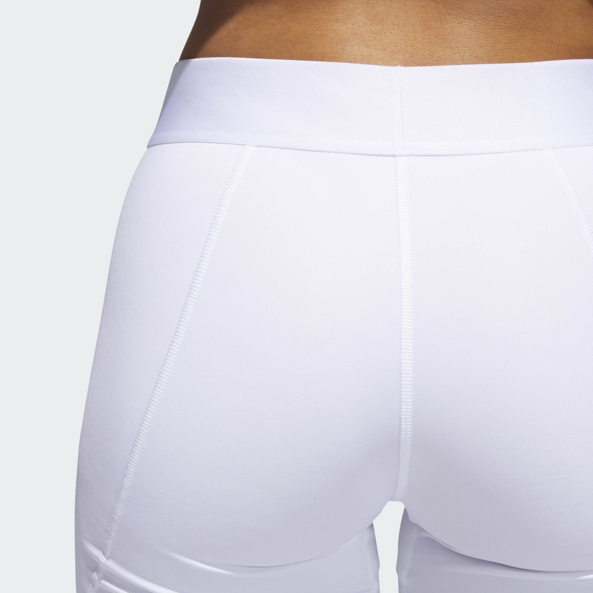 Women's Ask Sport Short Tight 5 - White - CX3684-ADIDAS by Adidas | Available at Niky's Sports