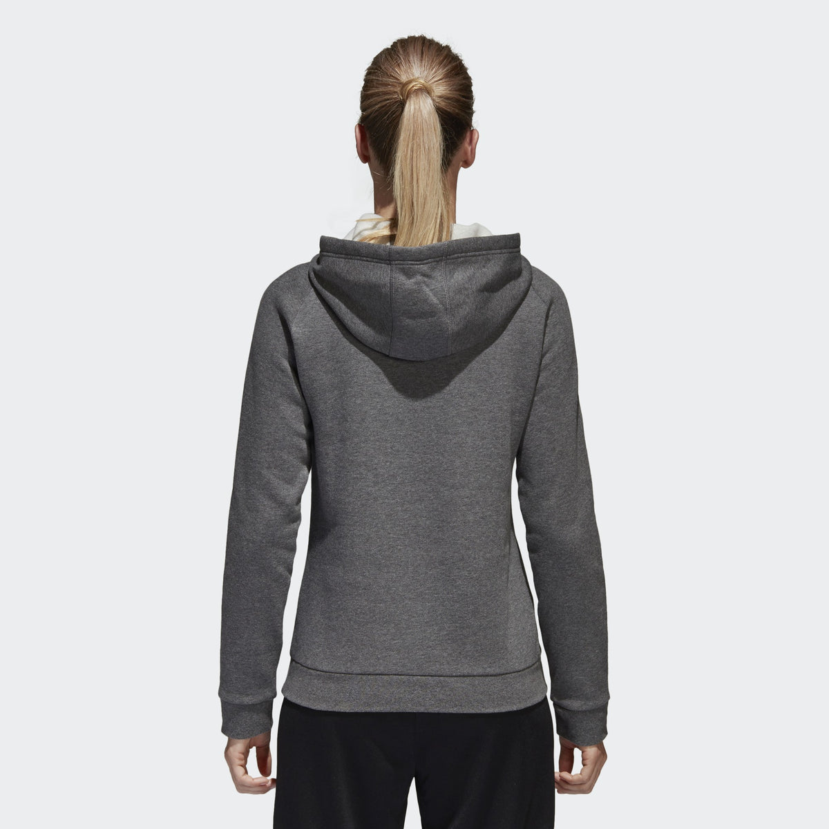 Women's Condivo 18 Hoodie - Dark Grey Heather/Black - CY8262-ADIDAS by Adidas | Available at Niky's Sports