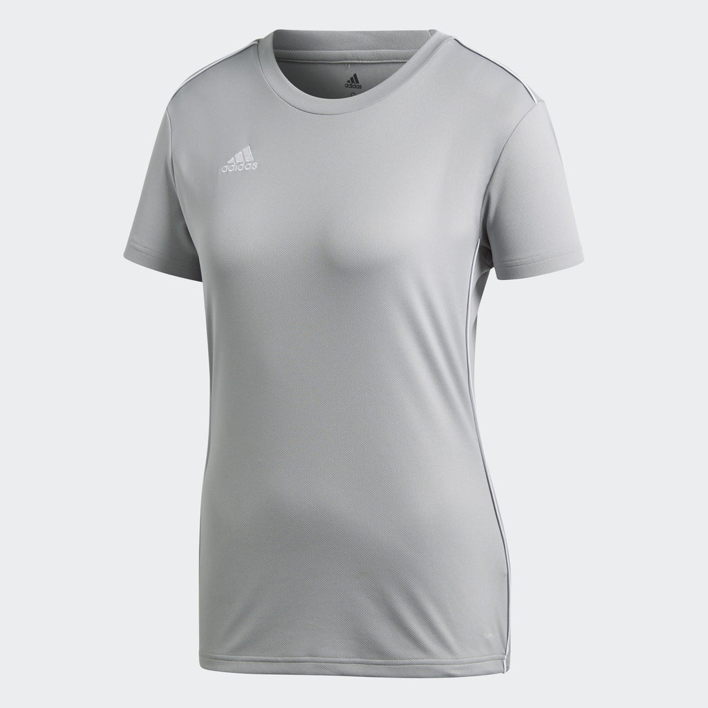 adidas Women's Core 18 Training Jersey - Stone/White - CY8269-ADIDAS by Adidas | Available at Niky's Sports