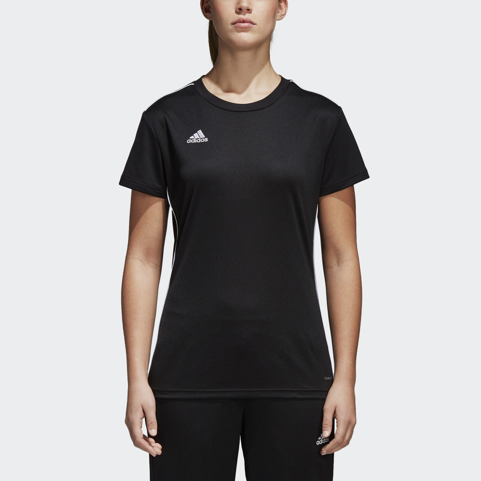 Women's Core 18 Jersey - Black - CY8275-ADIDAS by Adidas | Available at Niky's Sports