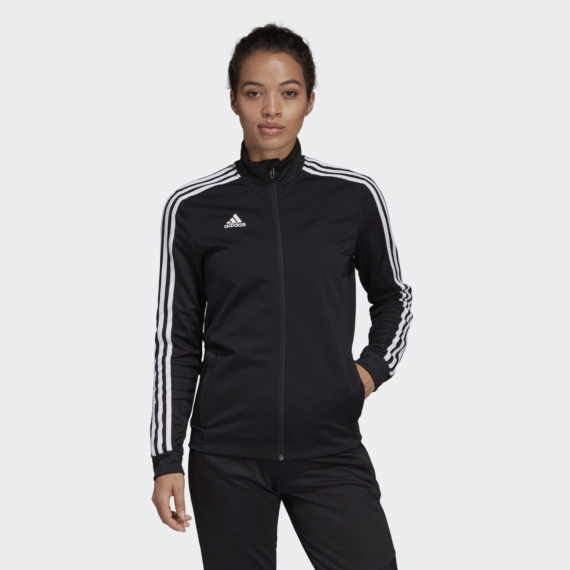Women's Tiro 19 Training Jacket Black/White - Main Image