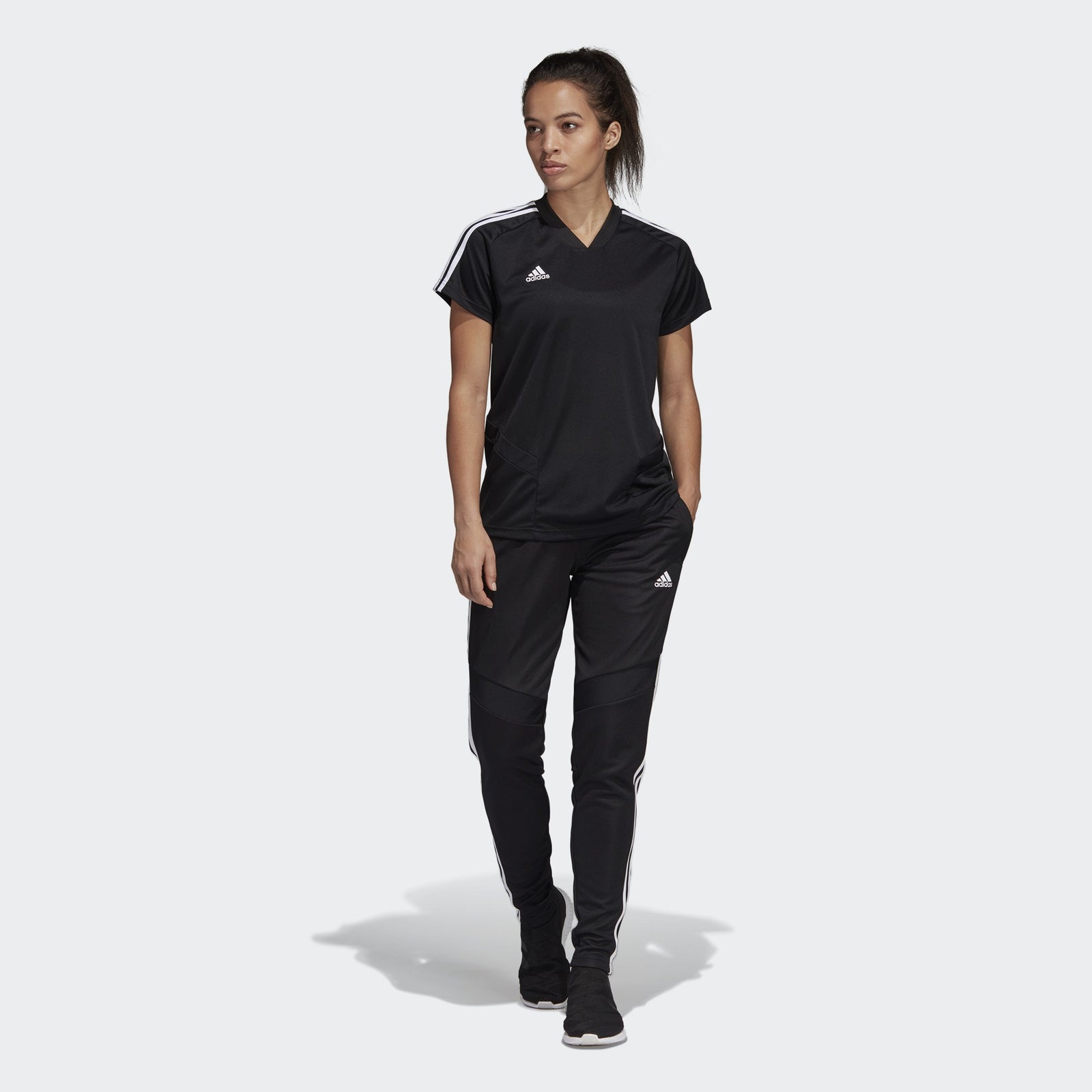 Women's Tiro 19 Soccer Pants Black/White - D95957-ADIDAS by Adidas | Available at Niky's Sports