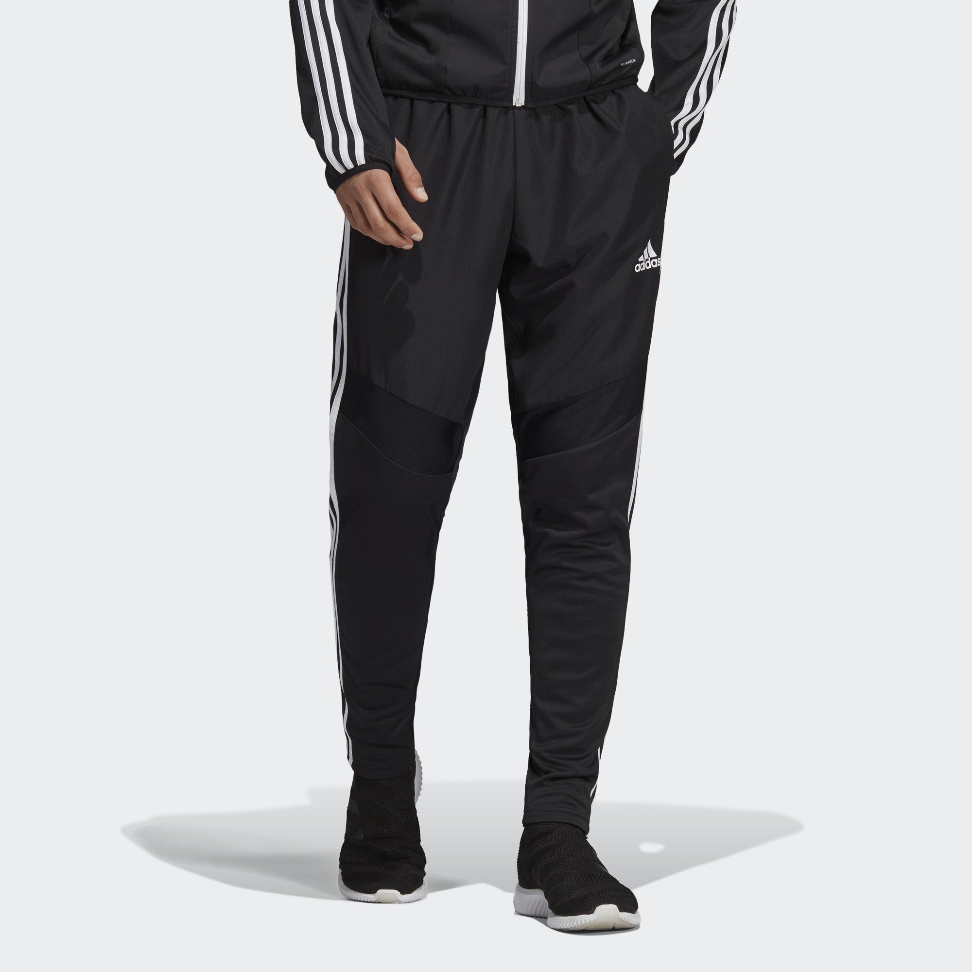 Tiro 19 Training Warm Pants Black White Men s