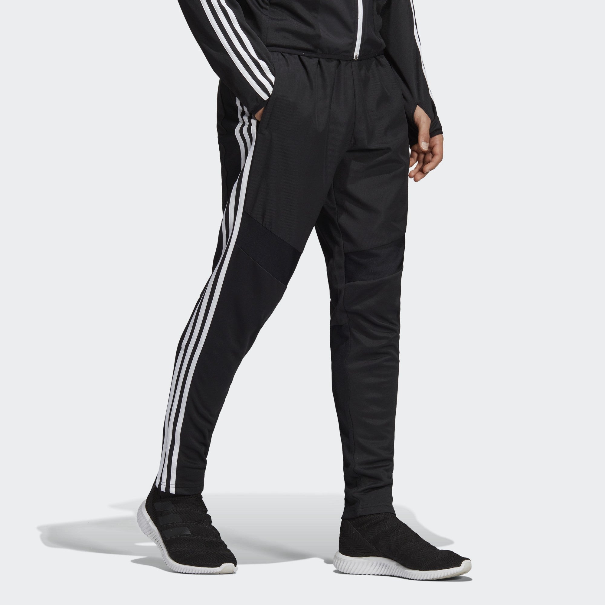 Tiro 19 Training Warm Pants - Black/White - Men's