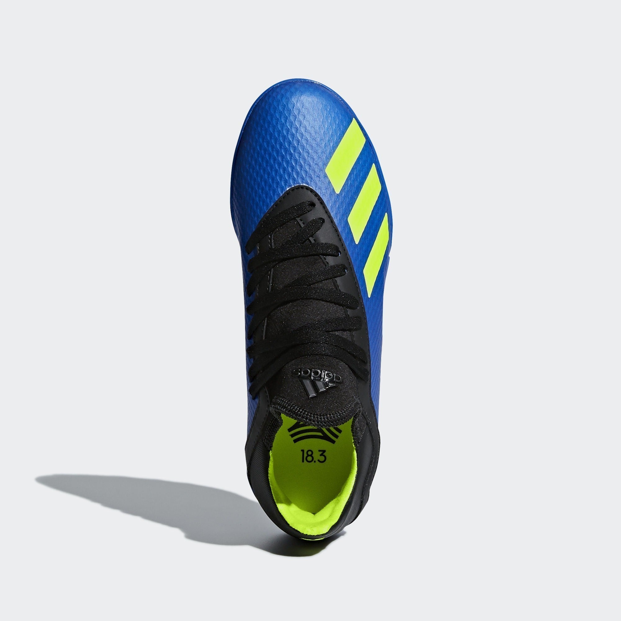 Kid's X Tango 18.3 Turf Soccer Shoes - Blue/Solar Yellow - DB2422-ADIDAS by Adidas | Available at Niky's Sports