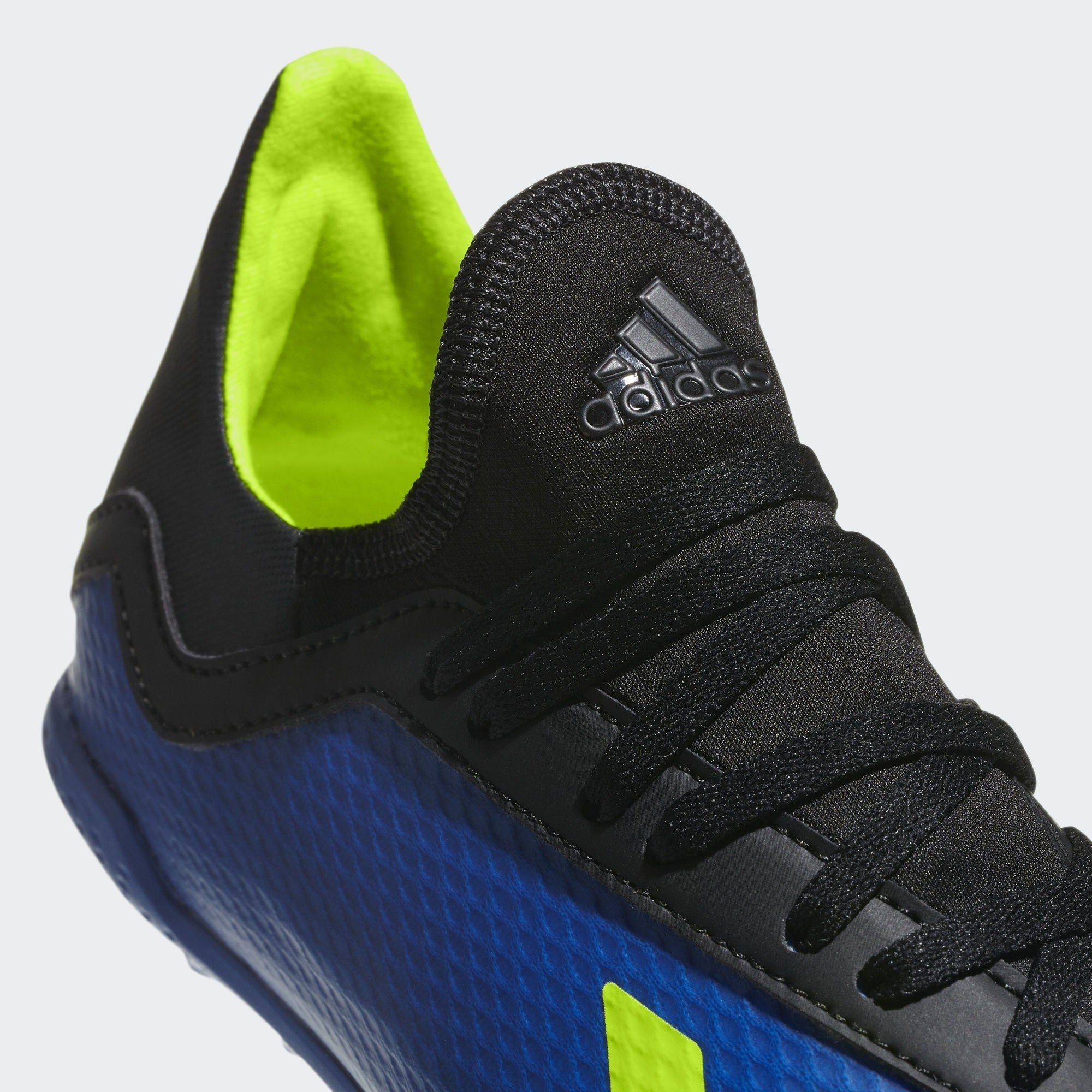 Kid's X Tango 18.3 Turf Soccer Shoes - Blue/Solar Yellow - DB2422-ADIDAS by Adidas | Available at Niky's Sports