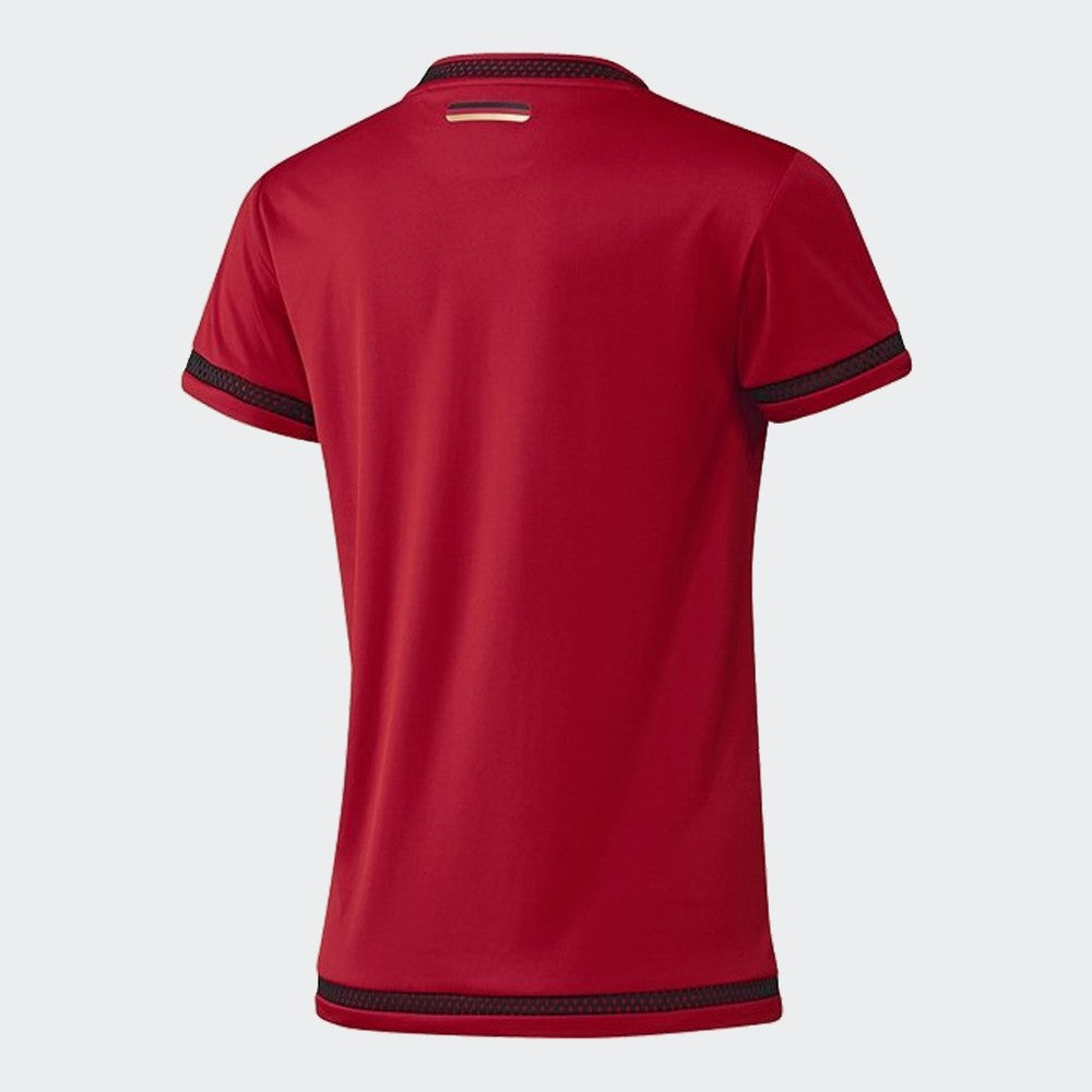 Women's Germany 15/16 WC Away Jersey - Red/Black - S90315-ADIDAS by Adidas | Available at Niky's Sports