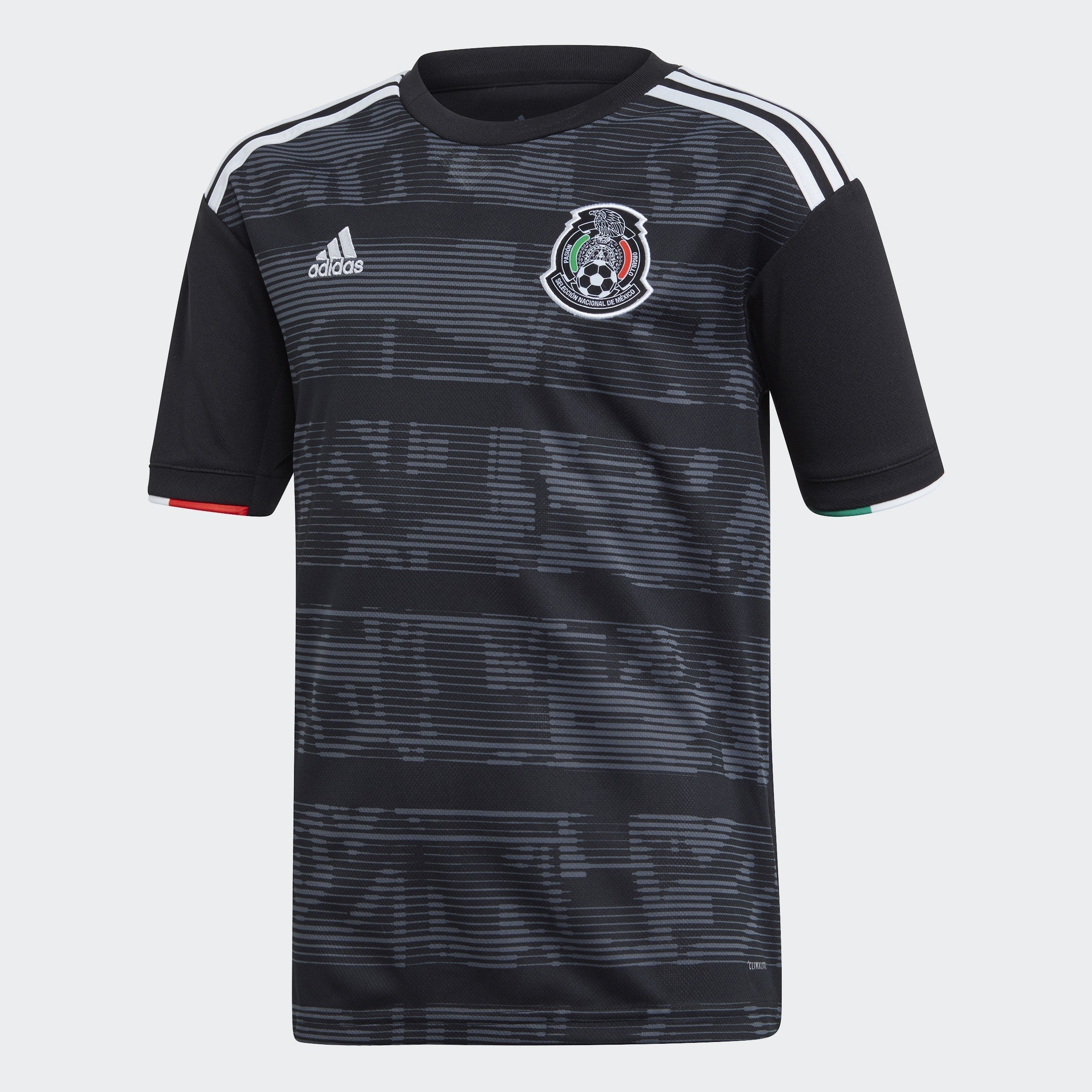 Kid's Mexico 2019 Home Jersey - Black/White