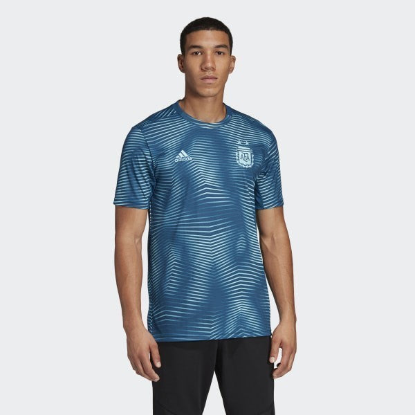 Mens Argentina Training Soccer Jersey