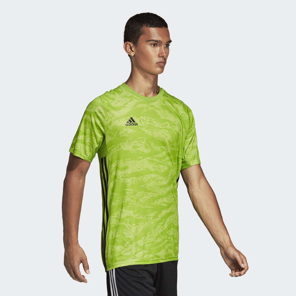 Men's AdiPro 19 Goalkeeper Jersey - Solar Green
