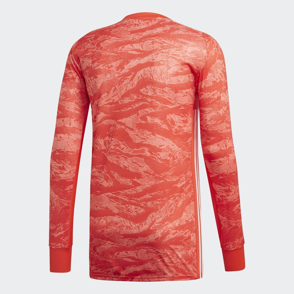 Men's AdiPro 19 Goalkeeper Longsleeve Jersey - Solar Red - DP3136-ADIDAS by Adidas | Available at Niky's Sports