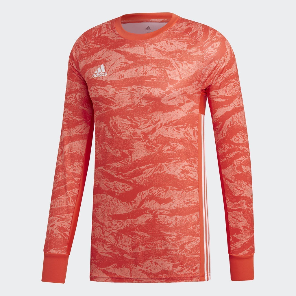 Men's AdiPro 19 Goalkeeper Longsleeve Jersey - Solar Red - DP3136-ADIDAS by Adidas | Available at Niky's Sports