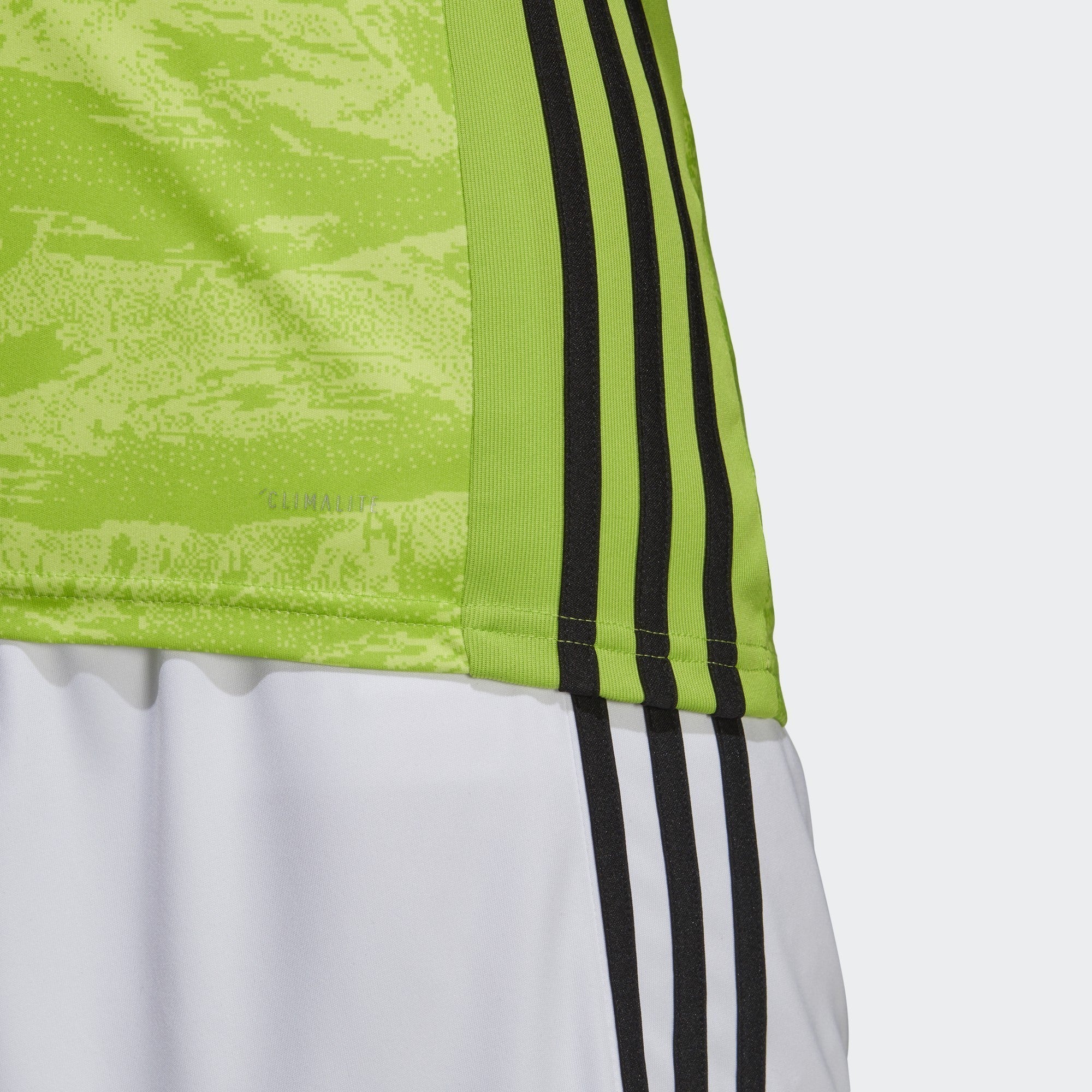 Men's AdiPro 18 Goalkeeper L/S Jersey - Semi Solar Green - DP3137-ADIDAS by Adidas | Available at Niky's Sports