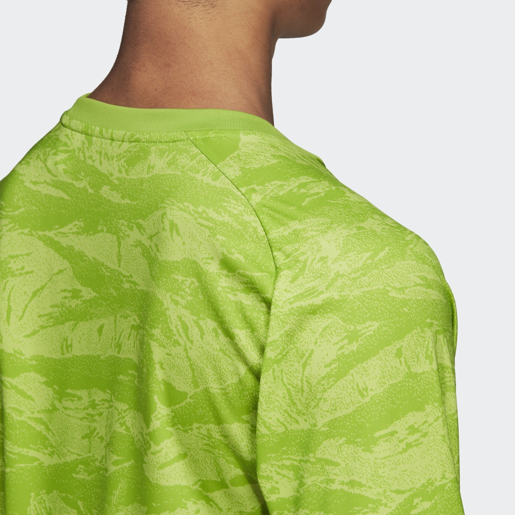 Men's AdiPro 18 Goalkeeper L/S Jersey - Semi Solar Green - DP3137-ADIDAS by Adidas | Available at Niky's Sports