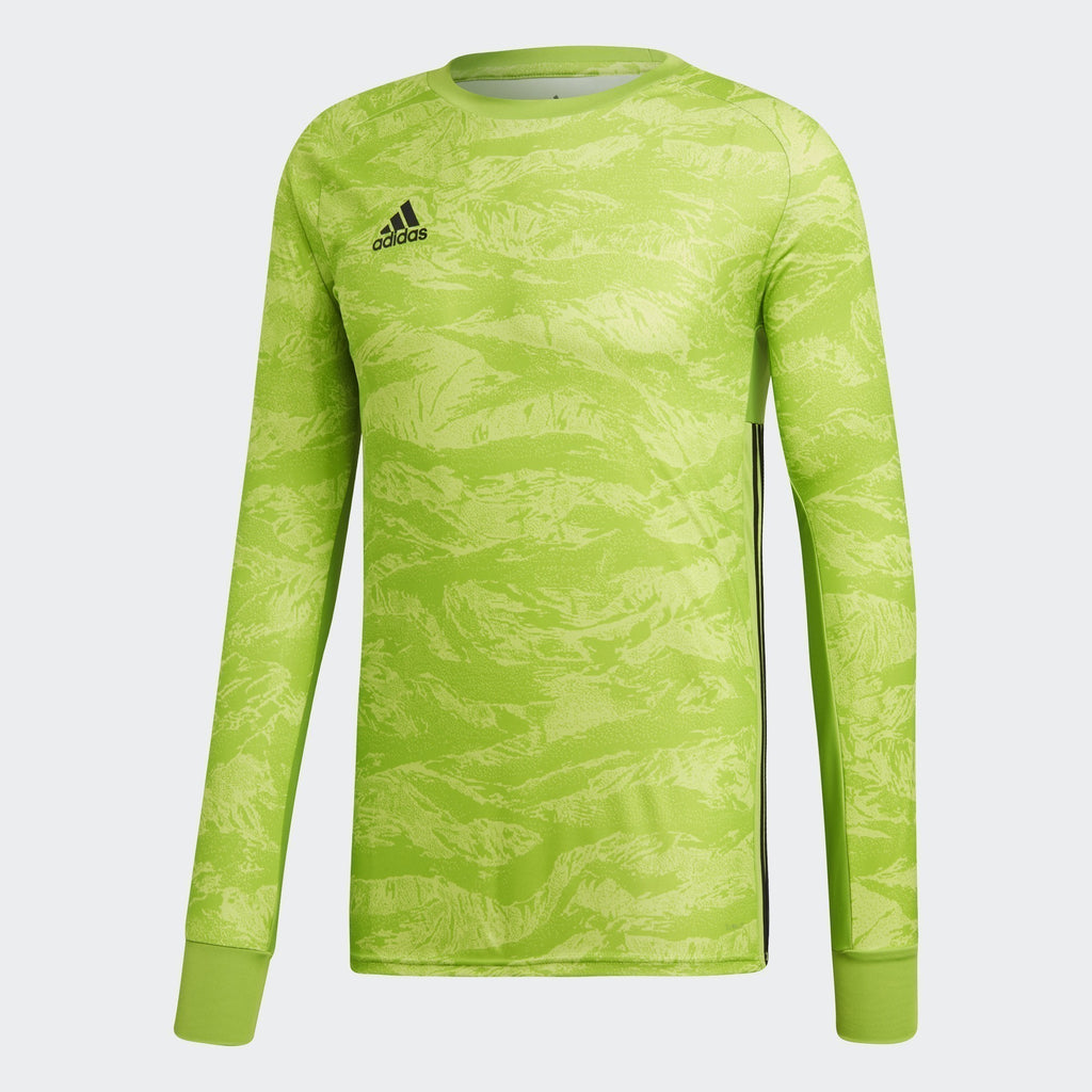 Men's AdiPro 18 Goalkeeper L/S Jersey - Semi Solar Green - DP3137-ADIDAS by Adidas | Available at Niky's Sports