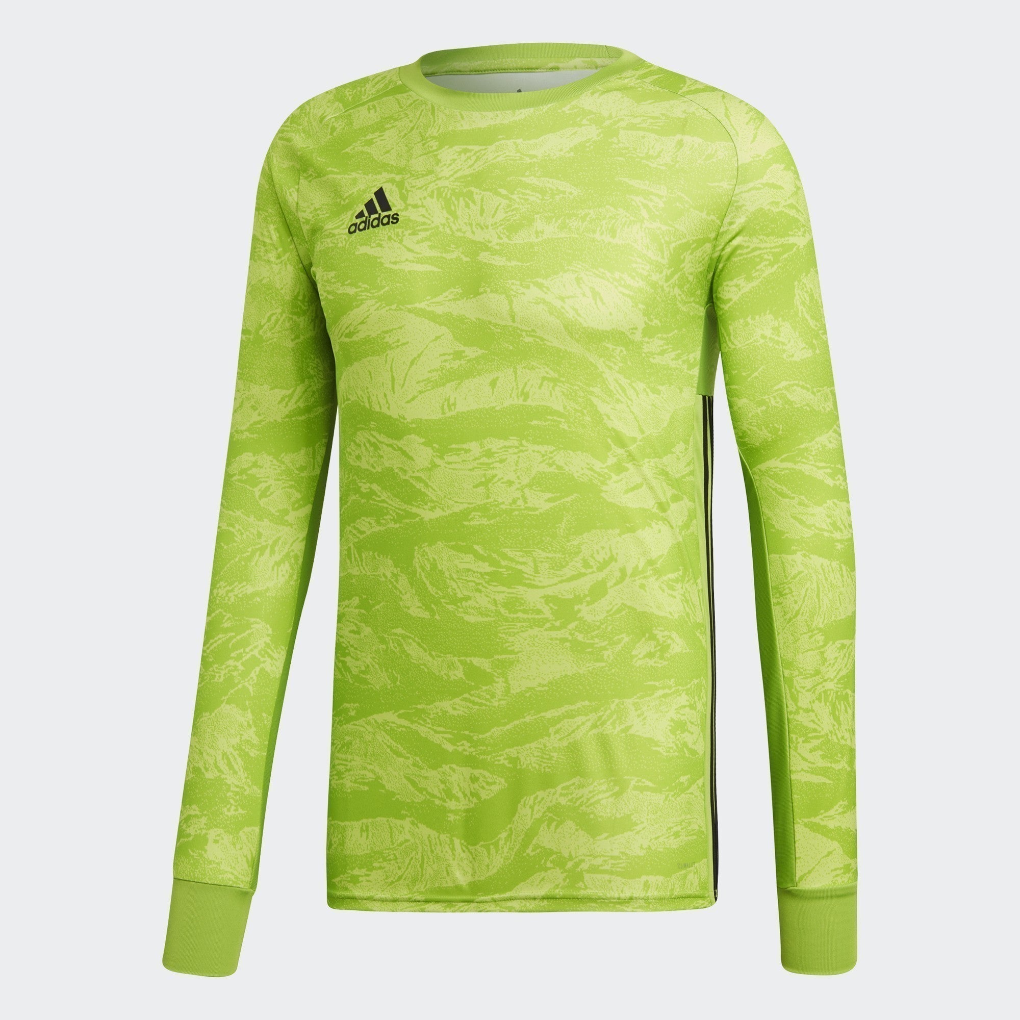 Men's AdiPro 18 Goalkeeper L/S Jersey - Semi Solar Green - DP3137-ADIDAS by Adidas | Available at Niky's Sports