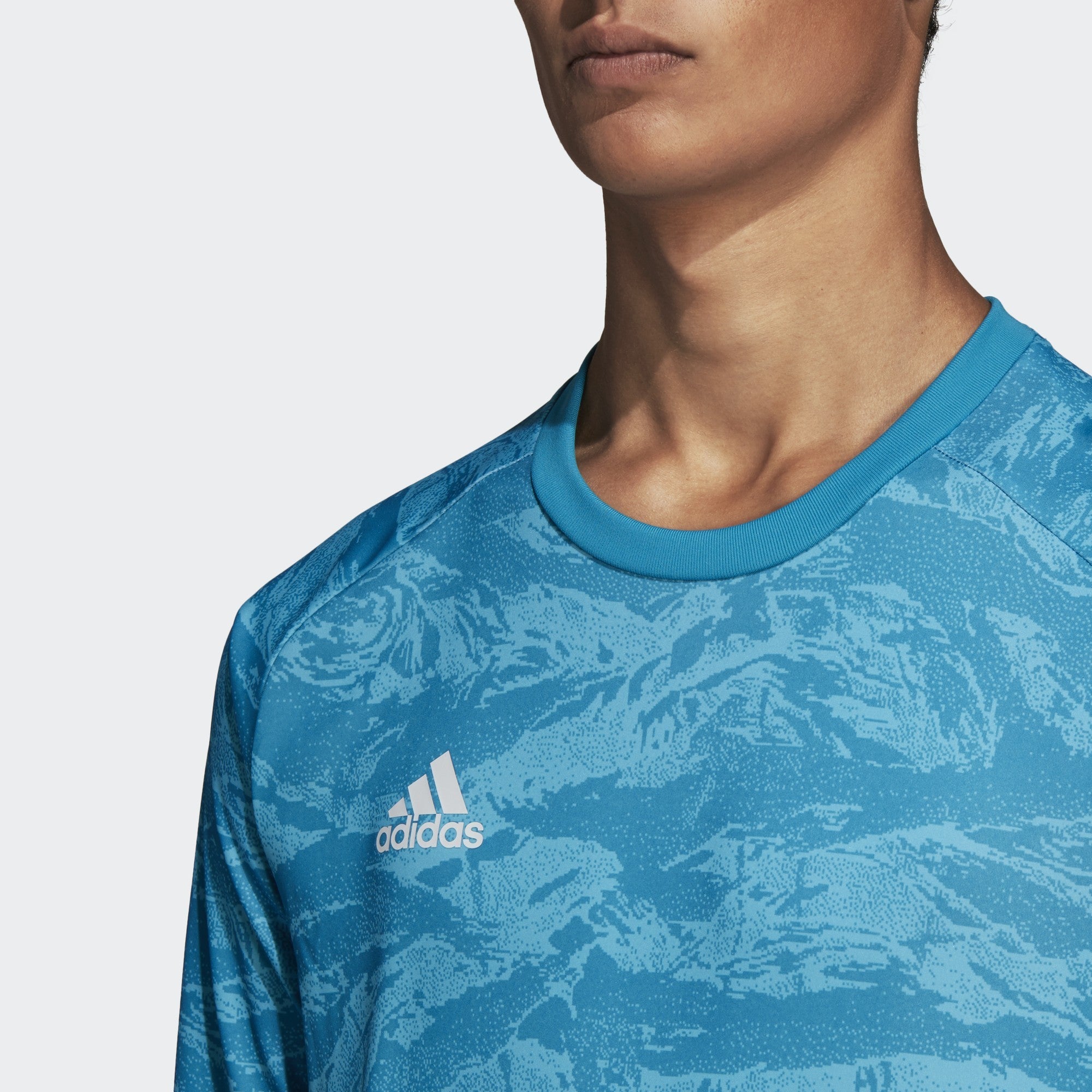 Men's Adipro19 Goalkeeper Jersey - Bold Aqua