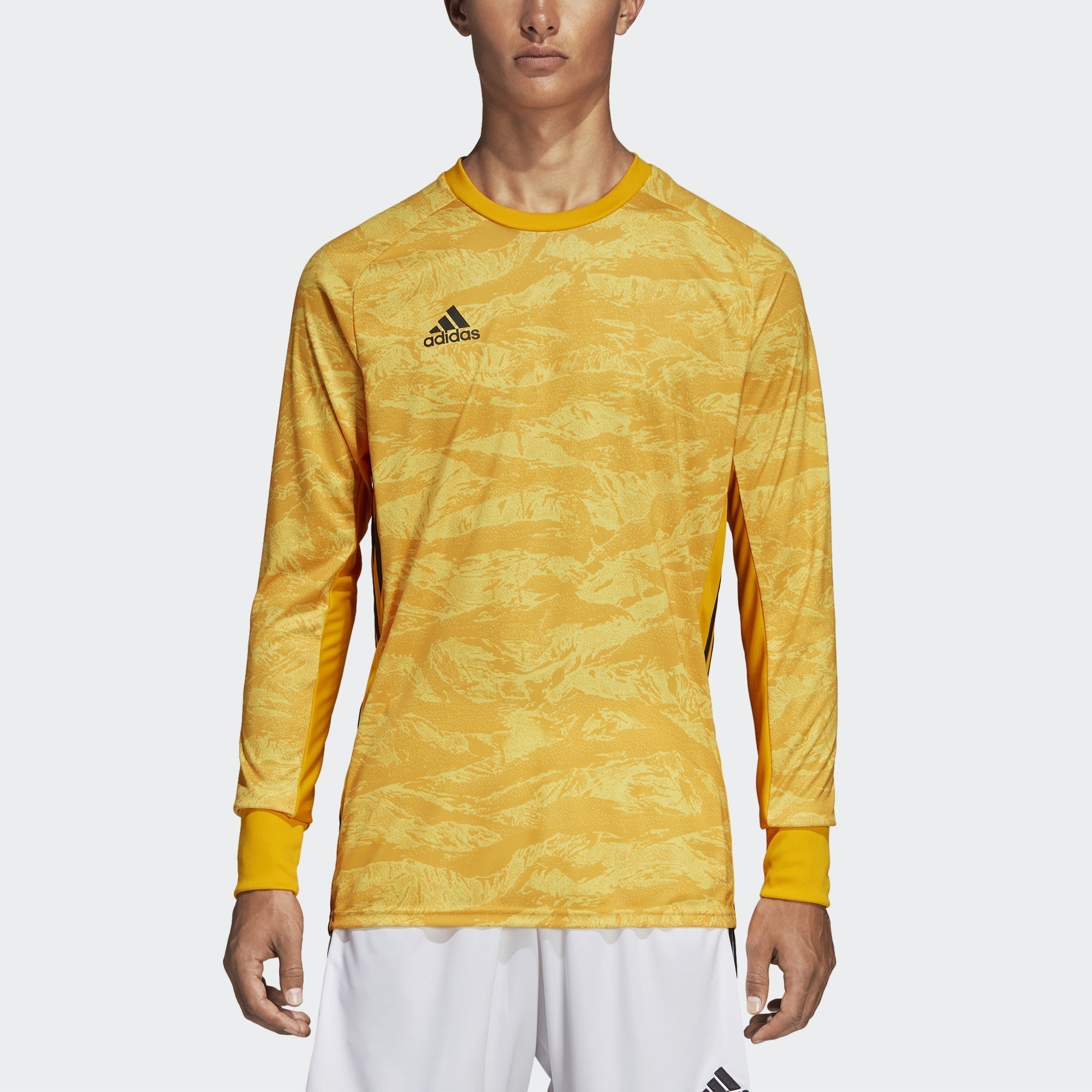 Men's AdiPro 19 Goalkeeper Longsleeve Jersey - Collegiate Gold - DP3140-ADIDAS by Adidas | Available at Niky's Sports