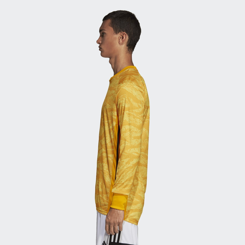 Men's AdiPro 19 Goalkeeper Longsleeve Jersey - Collegiate Gold - DP3140-ADIDAS by Adidas | Available at Niky's Sports