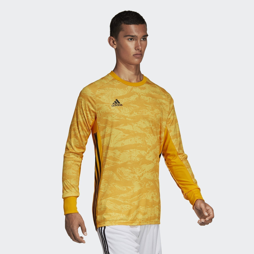 Men's AdiPro 19 Goalkeeper Longsleeve Jersey - Collegiate Gold - DP3140-ADIDAS by Adidas | Available at Niky's Sports