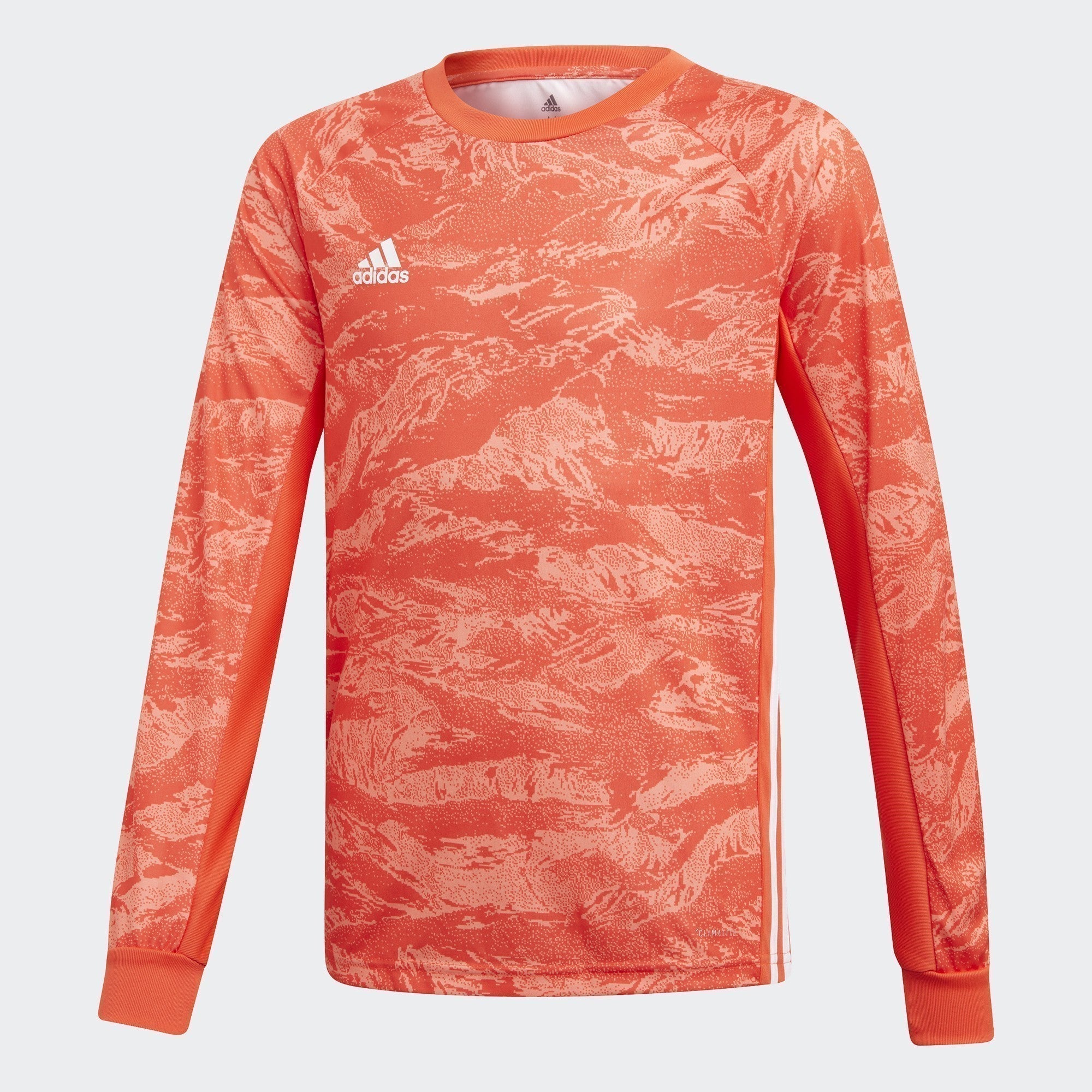 Kid's Adipro 19 Goalkeeper L/S Jersey - Semi Solar Red - DP3142-ADIDAS by Adidas | Available at Niky's Sports