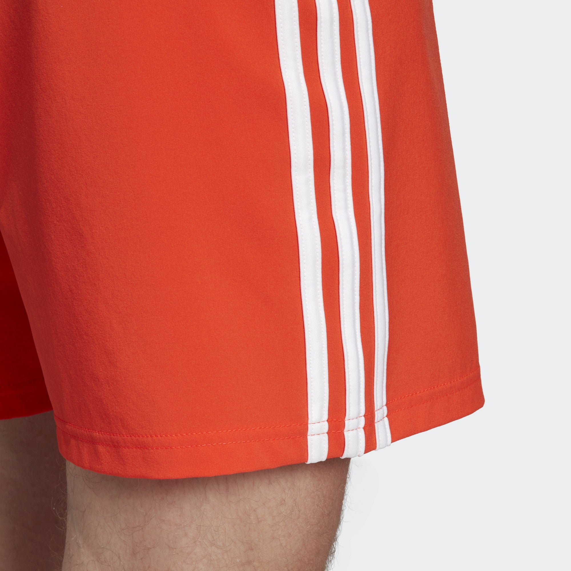 Men's Condivo 18 Shorts - Semi Solar Red/White - DP5370-ADIDAS by Adidas | Available at Niky's Sports