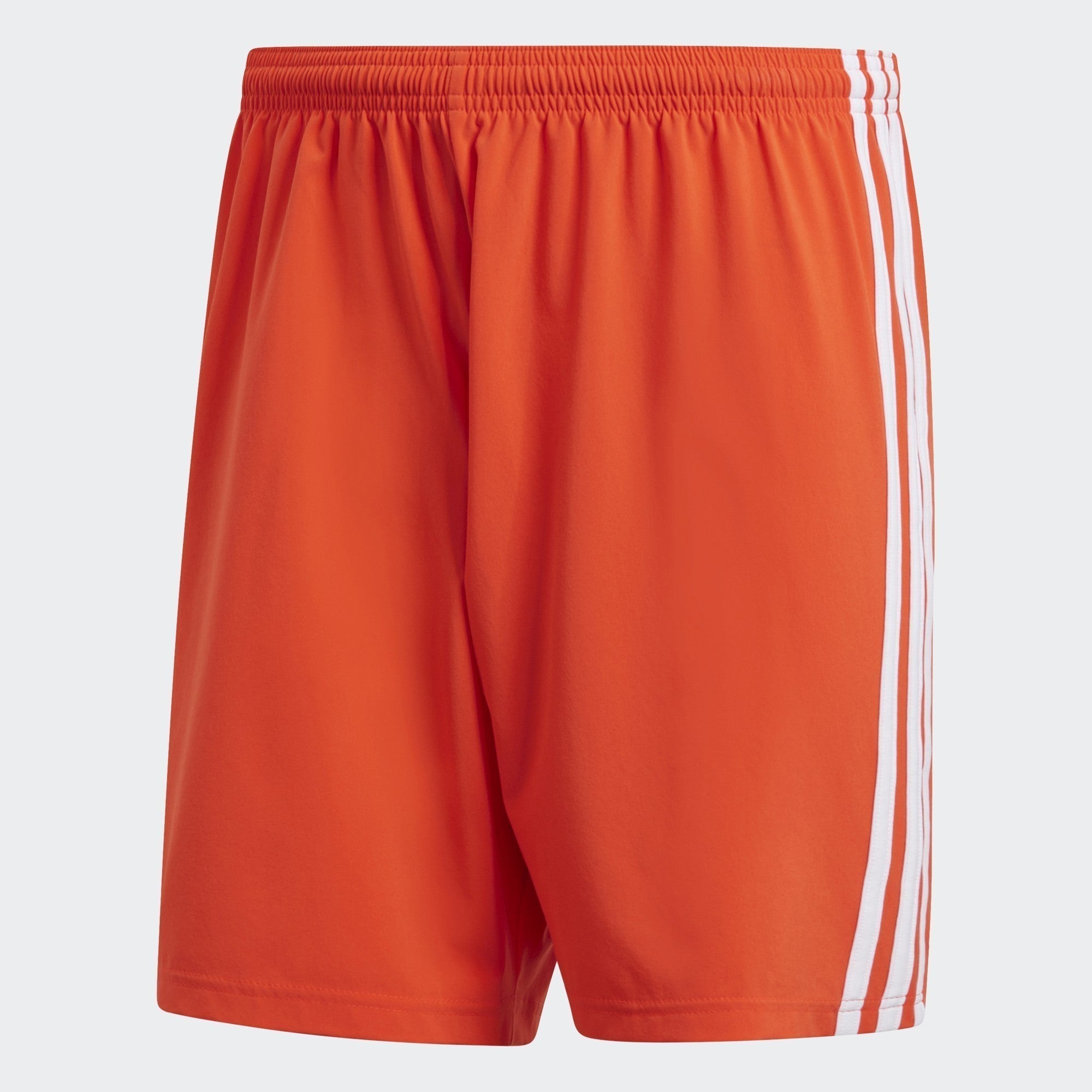 Men's Condivo 18 Shorts - Semi Solar Red/White - DP5370-ADIDAS by Adidas | Available at Niky's Sports