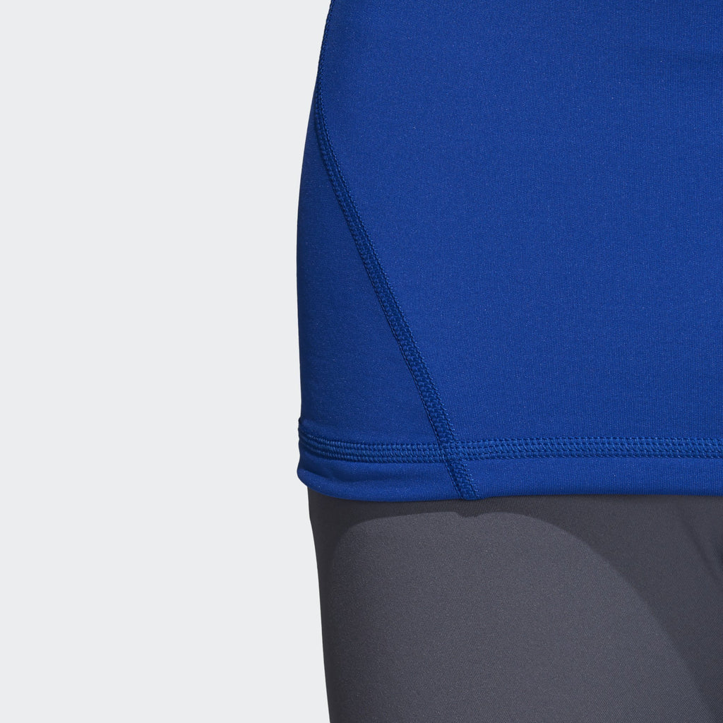 Men's AlphaSkin Sport Climawarm L/S Shirt - Blue - DP5533-ADIDAS by Adidas | Available at Niky's Sports