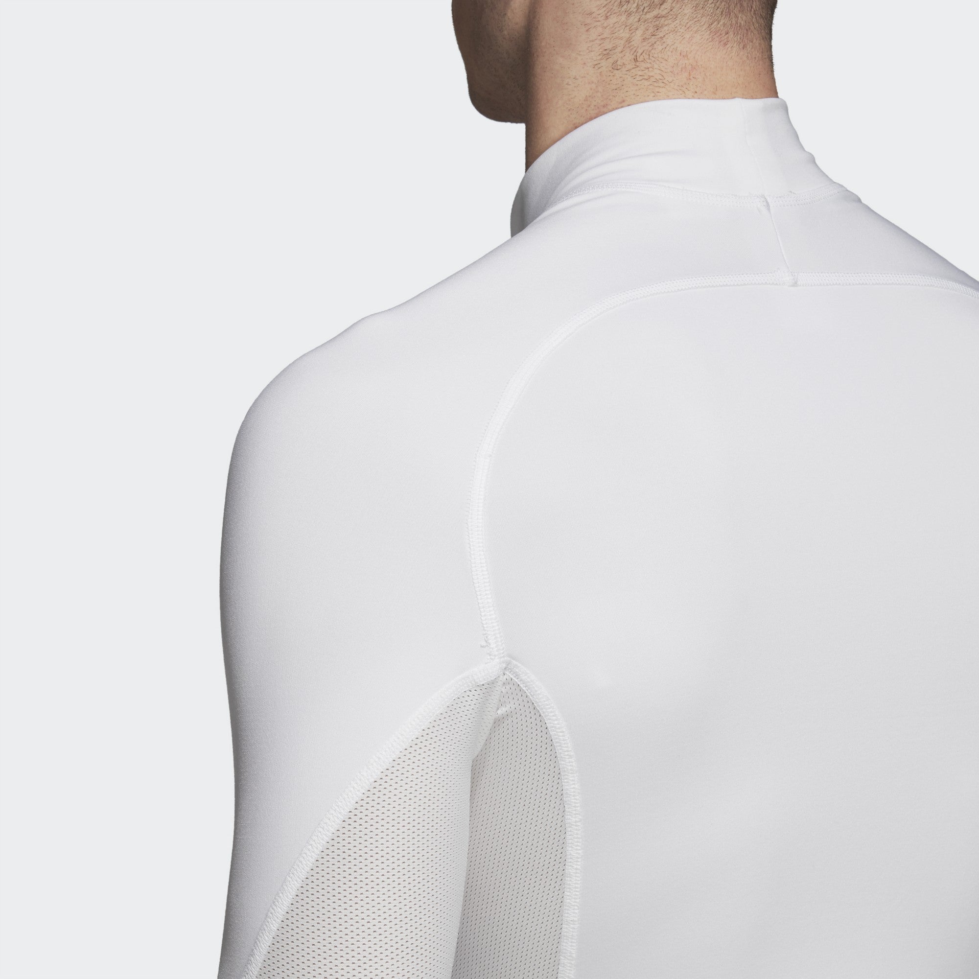 Men's Ask SPRT Climawarm LS Jersey - White - DP5536-ADIDAS by Adidas | Available at Niky's Sports