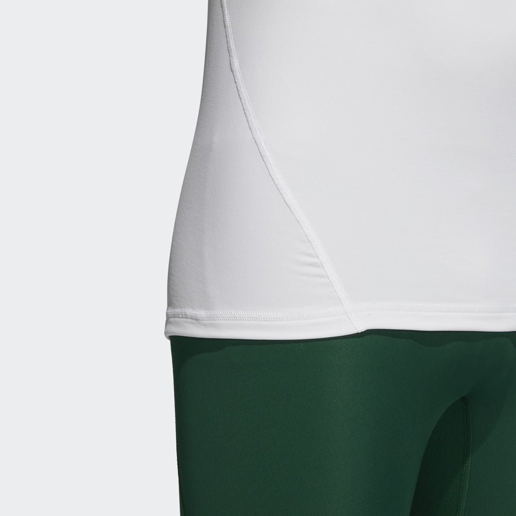 Men's Ask SPRT Climawarm LS Jersey - White - DP5536-ADIDAS by Adidas | Available at Niky's Sports