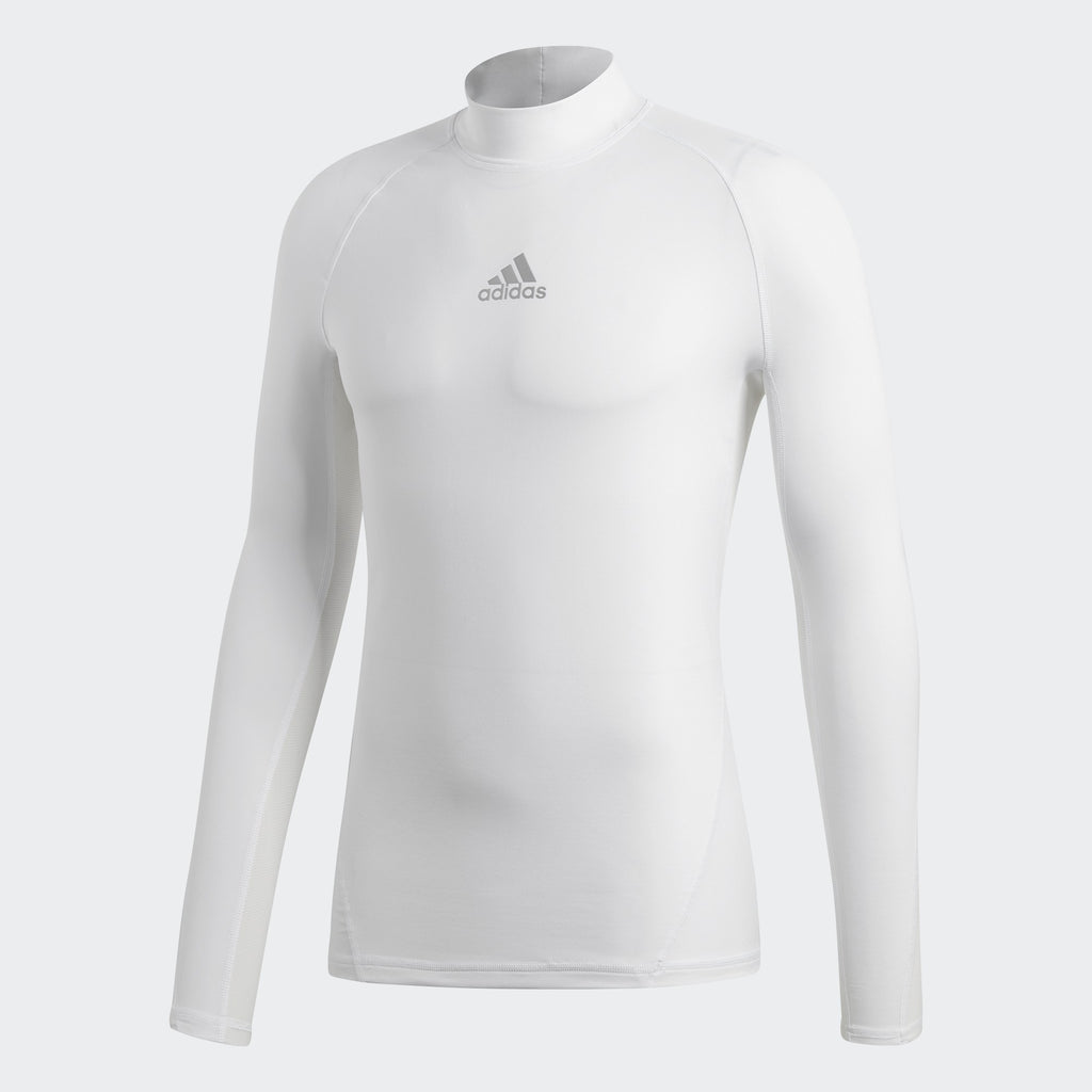Men's Ask SPRT Climawarm LS Jersey - White - DP5536-ADIDAS by Adidas | Available at Niky's Sports