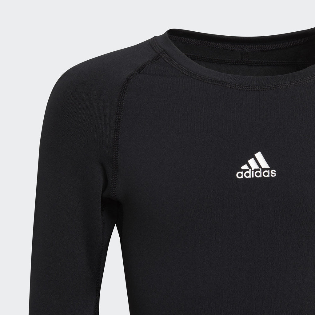 Kid's Trainina AlphaSkin SPRT LS T-Shirt - Black