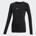 Kid's Trainina AlphaSkin SPRT LS T-Shirt - Black