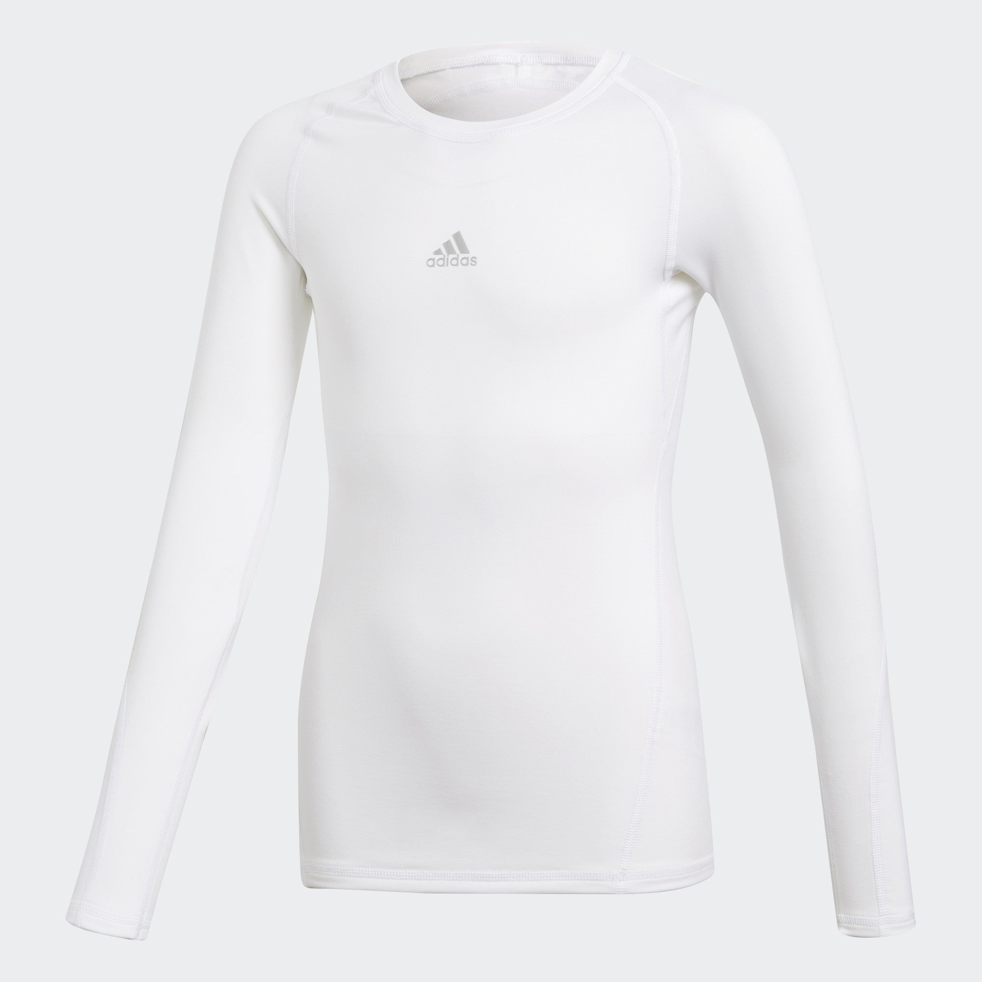 Kid's Trainina AlphaSkin SPRT LS T-Shirt - White