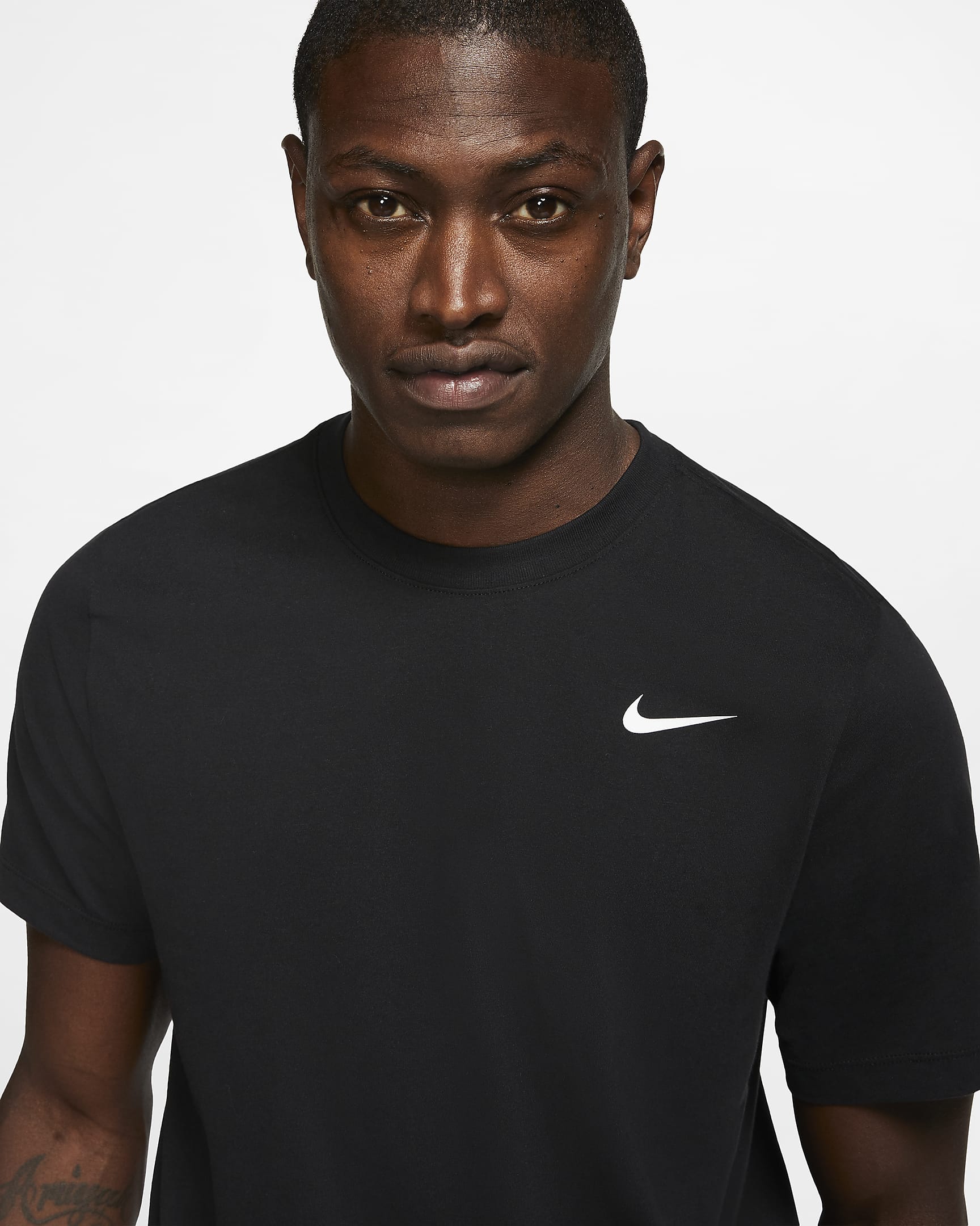 Nike Mens Dri-Fit Tee Black - AR6029-010-NIKE by Nike | Available at Niky's Sports