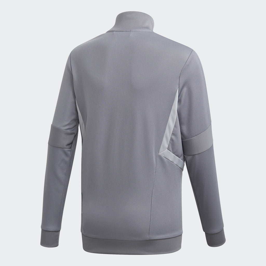 Kid's Tiro 19 Training Jacket - Grey/Clear Onix/White - DW4795-ADIDAS by Adidas | Available at Niky's Sports