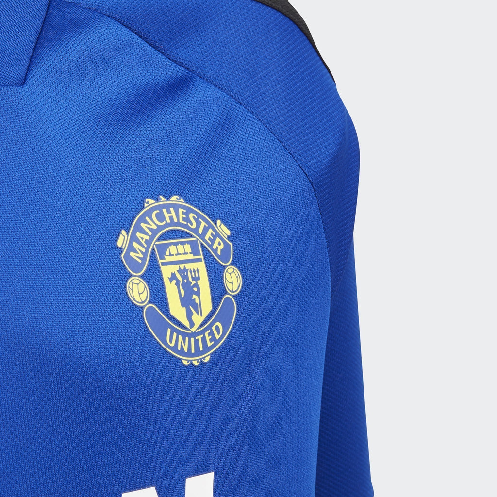 Kid's Manchester United Training Jersey - Collegiate Royal/Black - DX9027-ADIDAS by Adidas | Available at Niky's Sports