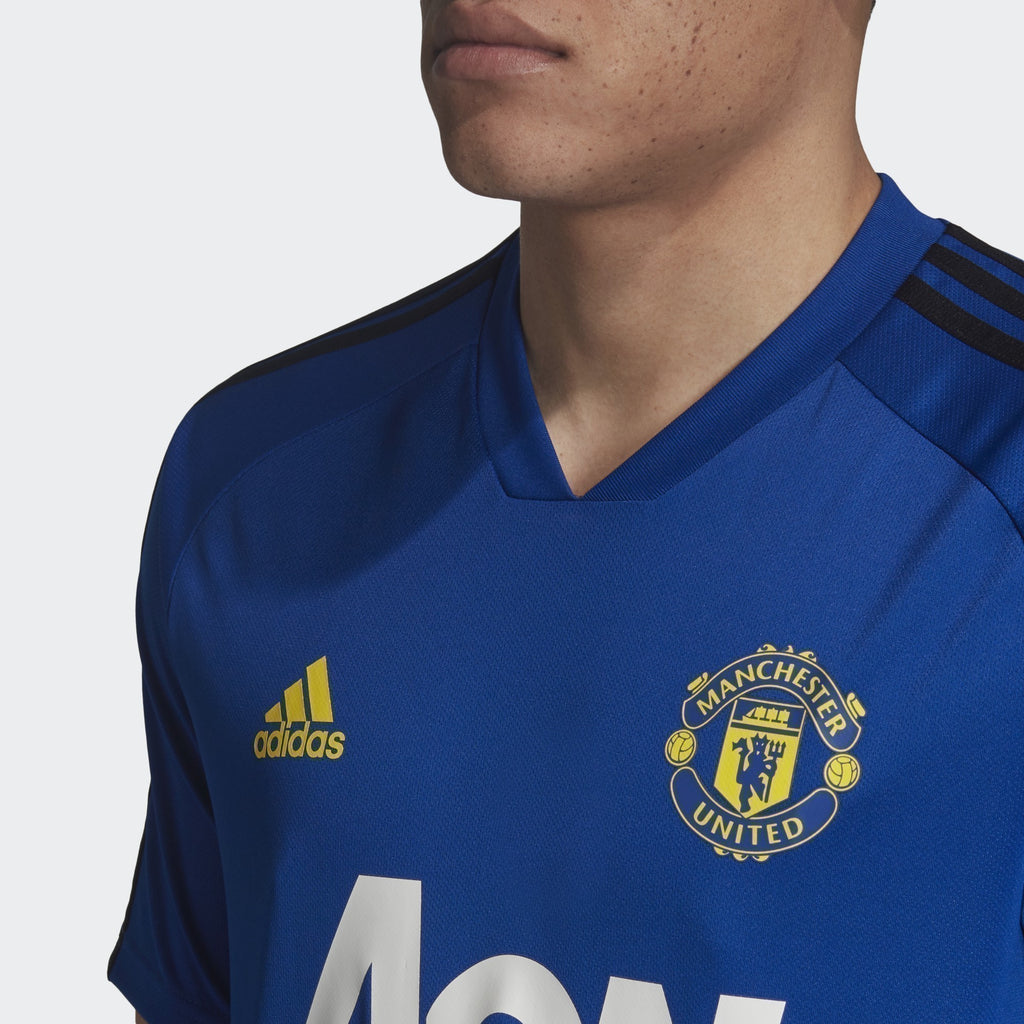 Men's Manchester United Training Jersey - Collegiate Royal/Black - DX9029-ADIDAS by Adidas | Available at Niky's Sports