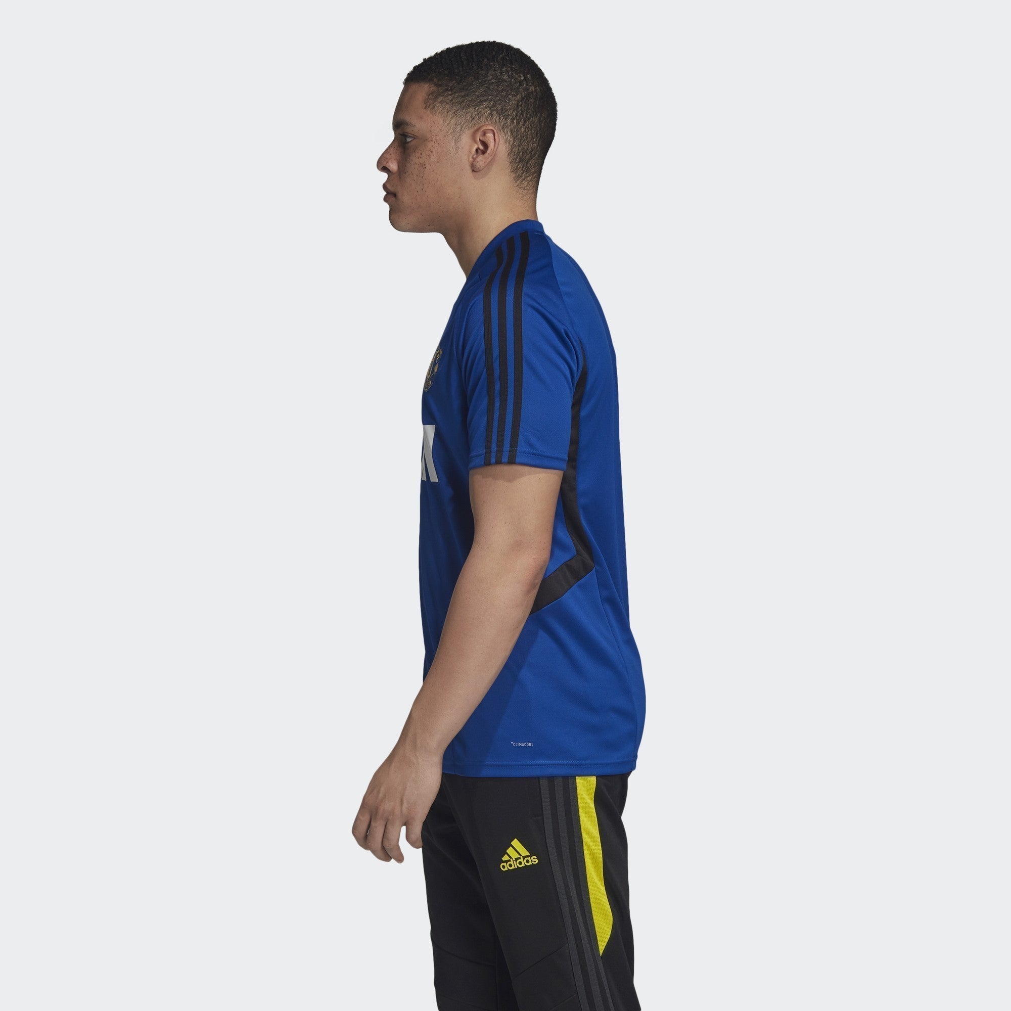 Men's Manchester United Training Jersey - Collegiate Royal/Black - DX9029-ADIDAS by Adidas | Available at Niky's Sports