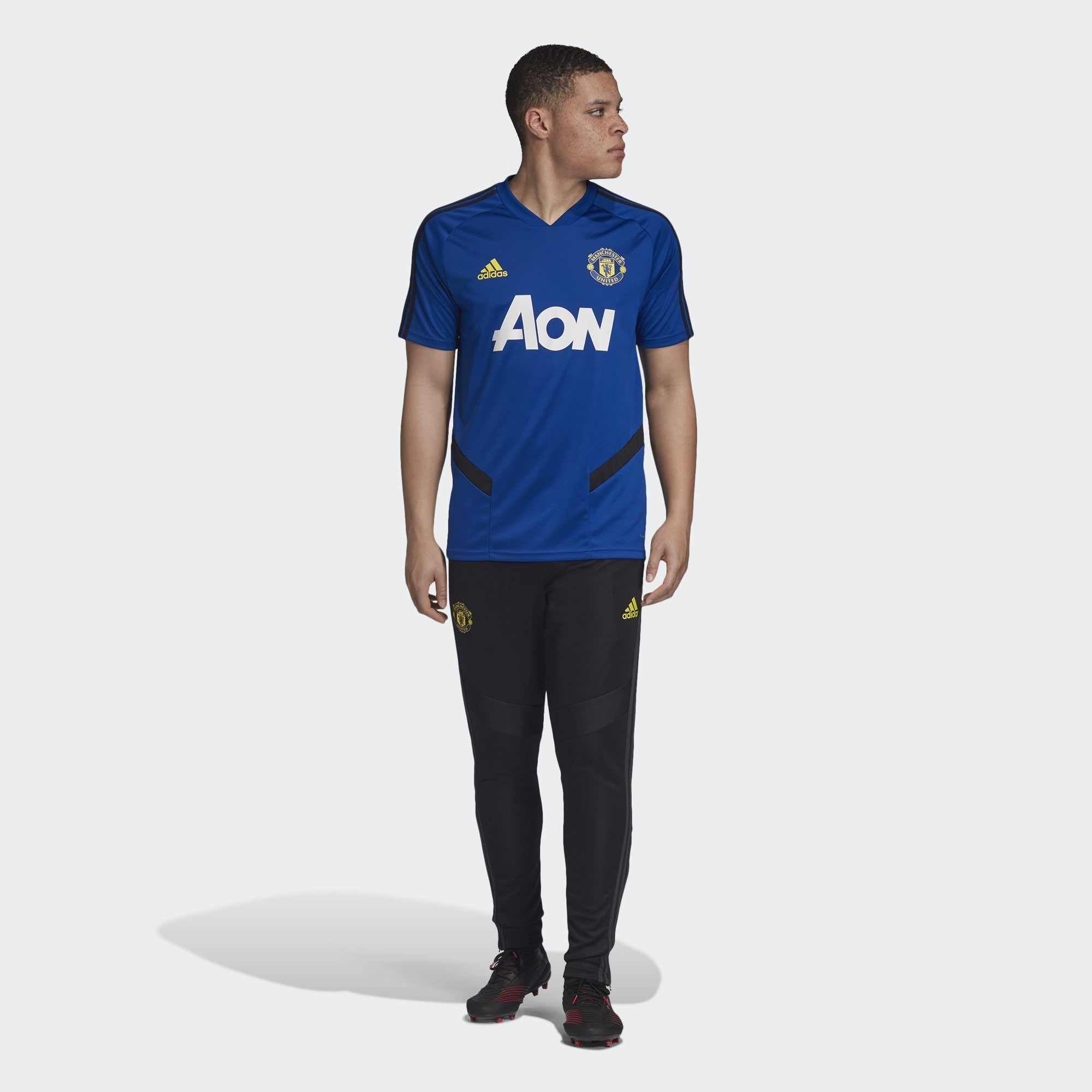 Men's Manchester United Training Jersey - Collegiate Royal/Black - DX9029-ADIDAS by Adidas | Available at Niky's Sports