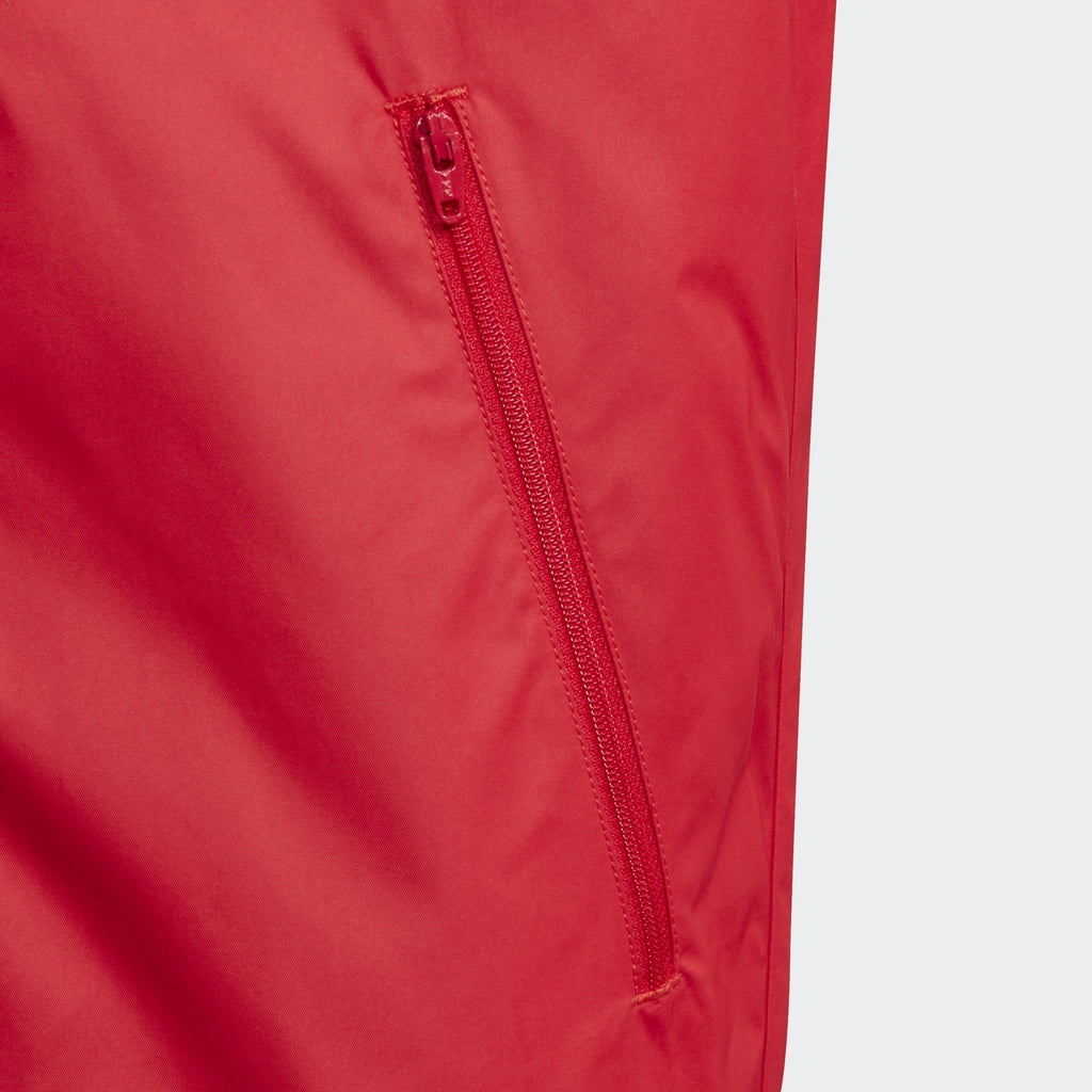 Kid's Manchester United Anthem Jacket - Real Red/Black - DX9073-ADIDAS by Adidas | Available at Niky's Sports
