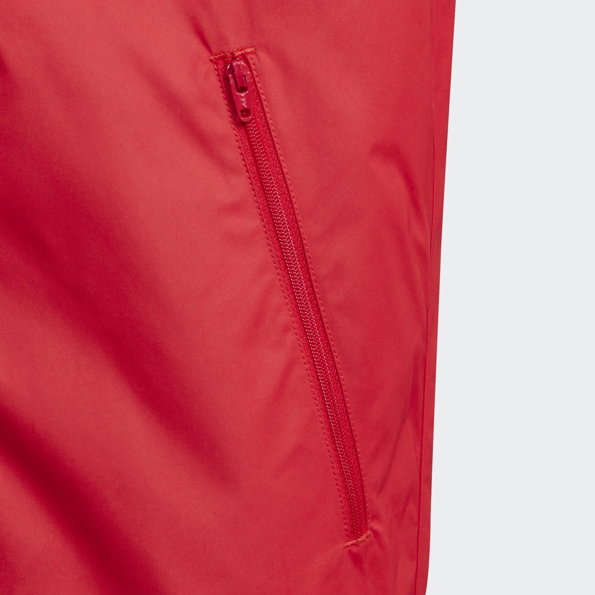 Kid's Manchester United Anthem Jacket - Real Red/Black - DX9073-ADIDAS by Adidas | Available at Niky's Sports