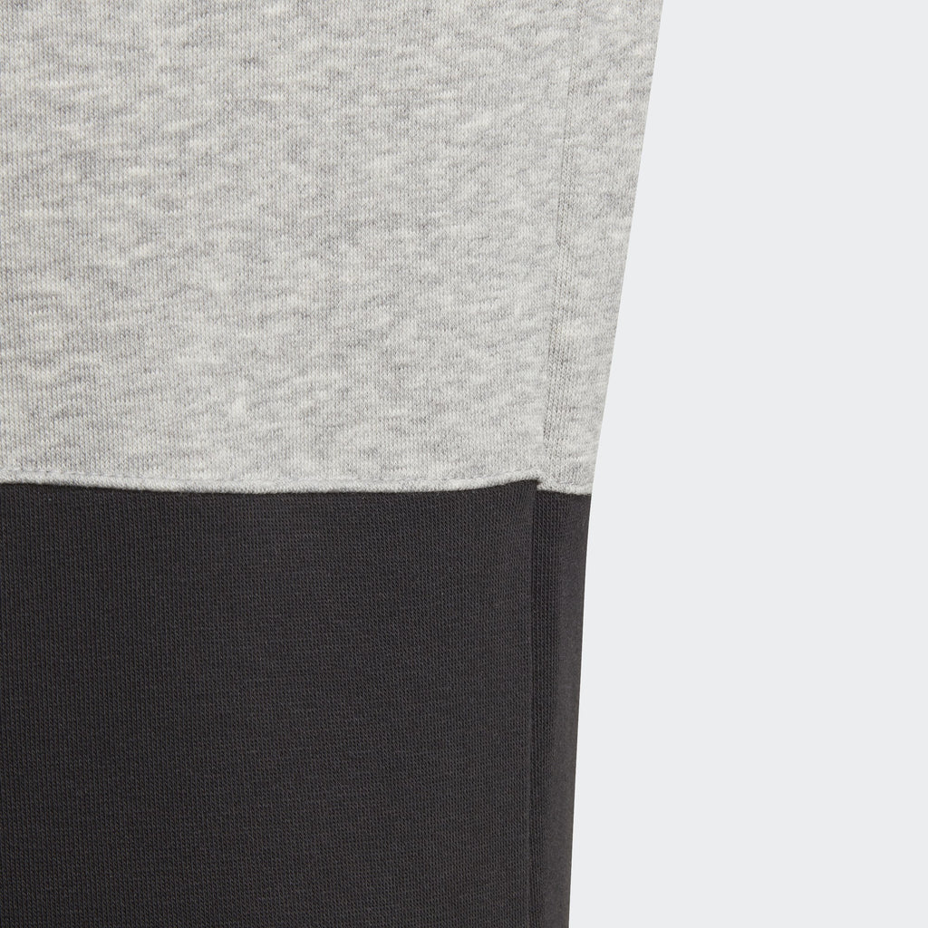 Kid's Manchester United Crew Sweatshirt - Heathered Gray/Black - DX9075-ADIDAS by Adidas | Available at Niky's Sports