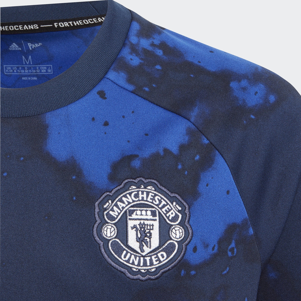 Kid's Manchester United Pre Match - Mystery Ink F17/Collegiate Navy - DX9090-ADIDAS by Adidas | Available at Niky's Sports